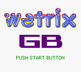 Wetrix GB Title Screen